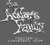 Addams Family, The - Pugsley's Scavenger Hunt (USA, Europe) Title Screen